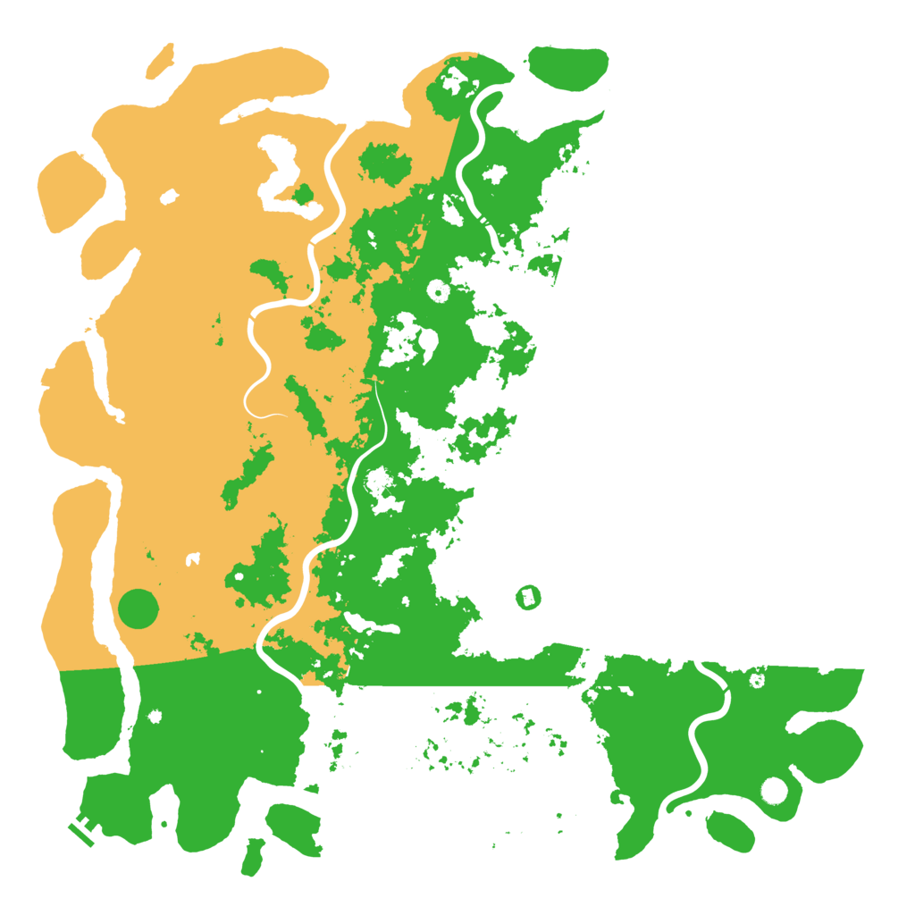 Biome Rust Map: Procedural Map, Size: 6000, Seed: 1444986013
