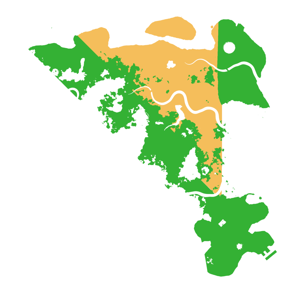 Biome Rust Map: Procedural Map, Size: 4500, Seed: 1292326152