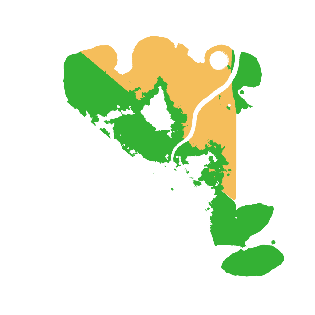 Biome Rust Map: Procedural Map, Size: 3000, Seed: 1023241323