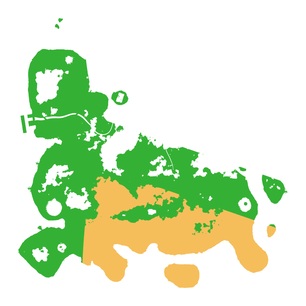 Biome Rust Map: Procedural Map, Size: 3500, Seed: 907642320