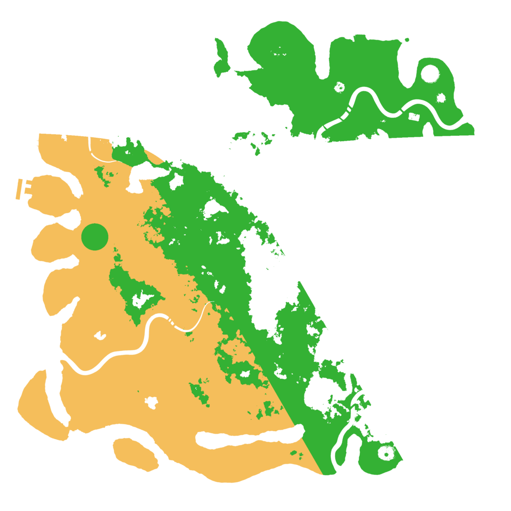 Biome Rust Map: Procedural Map, Size: 5000, Seed: 517529811