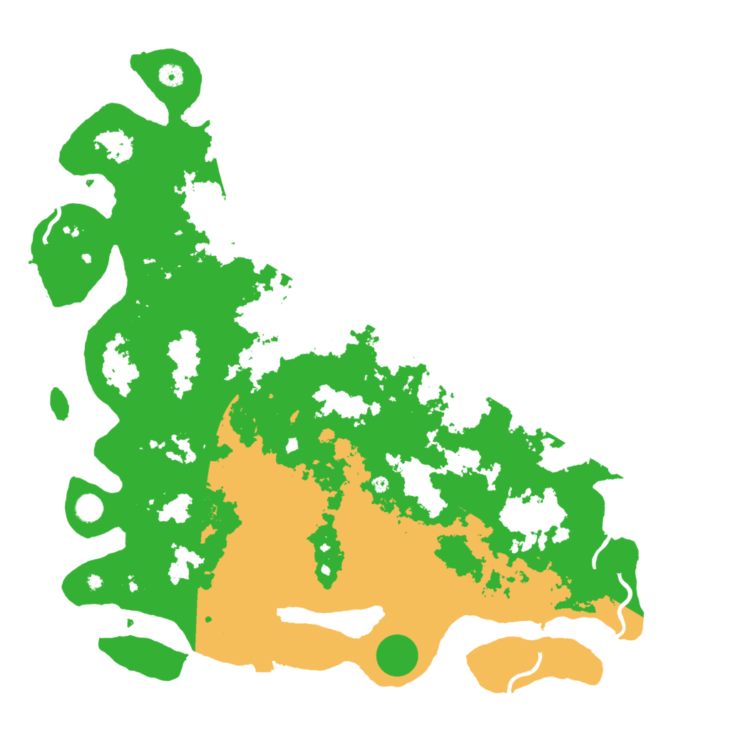 Biome Rust Map: Procedural Map, Size: 4600, Seed: 23422