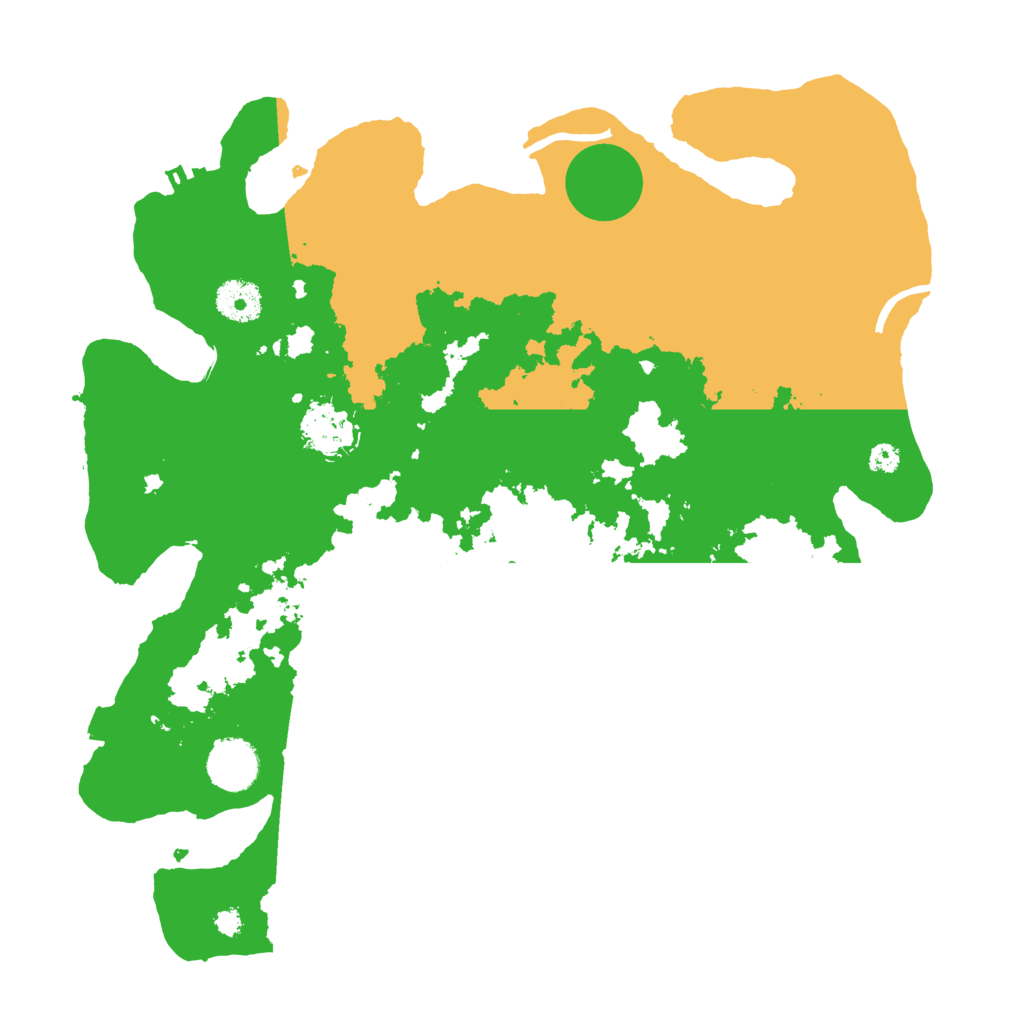 Biome Rust Map: Procedural Map, Size: 3500, Seed: 865743850