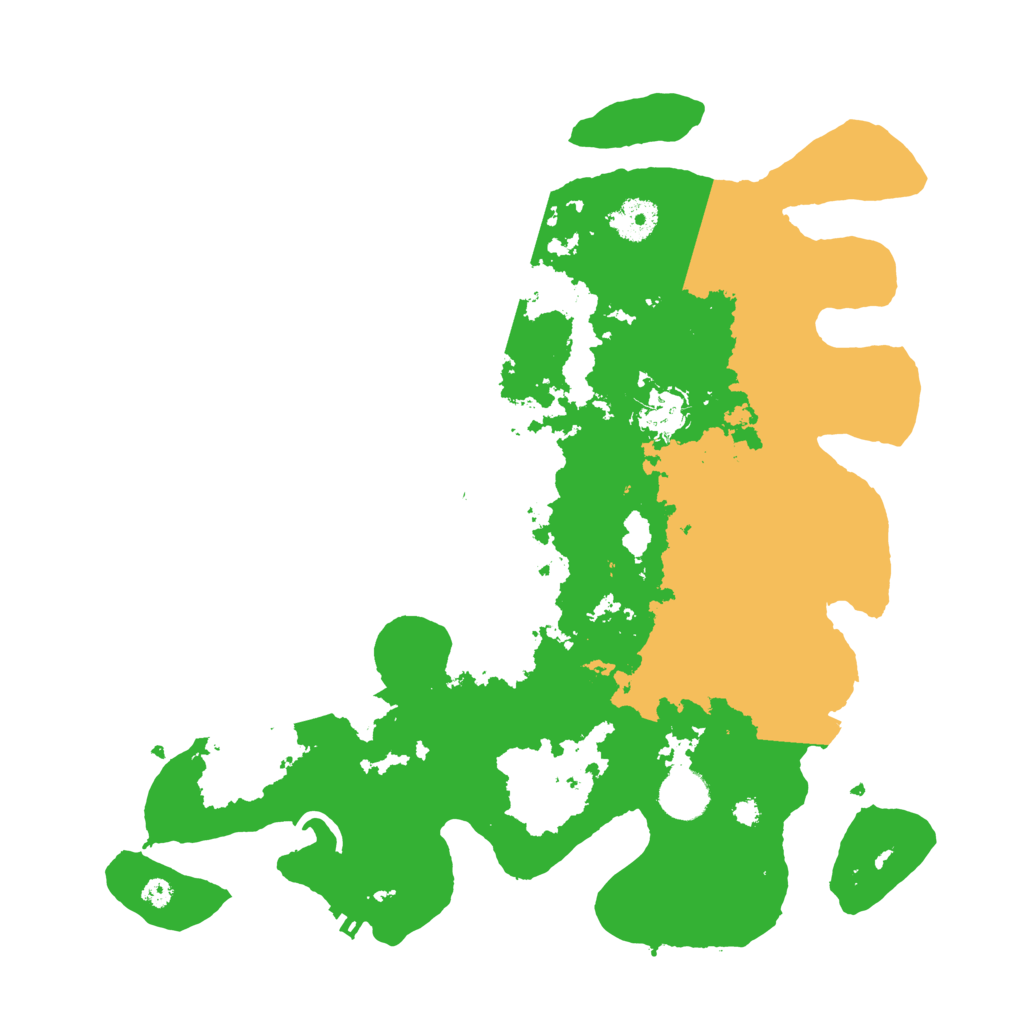 Biome Rust Map: Procedural Map, Size: 3650, Seed: 37462748