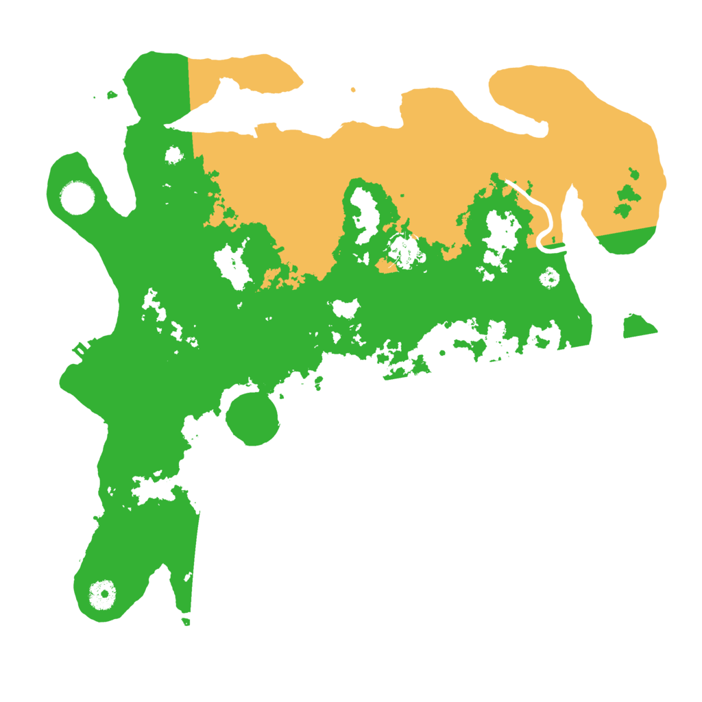 Biome Rust Map: Procedural Map, Size: 3700, Seed: 1009977672