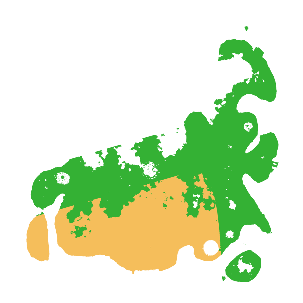 Biome Rust Map: Procedural Map, Size: 3500, Seed: 103090535
