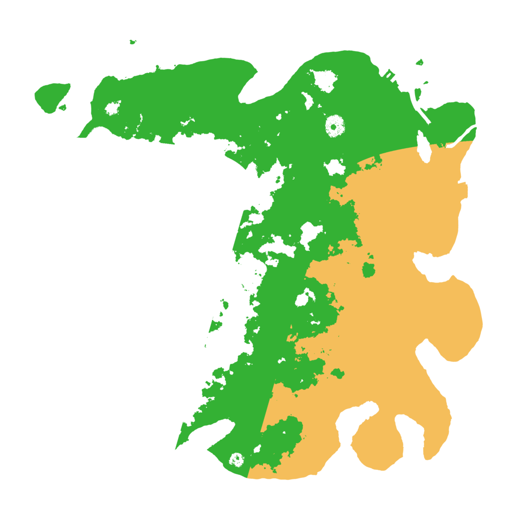 Biome Rust Map: Procedural Map, Size: 3700, Seed: 961774019