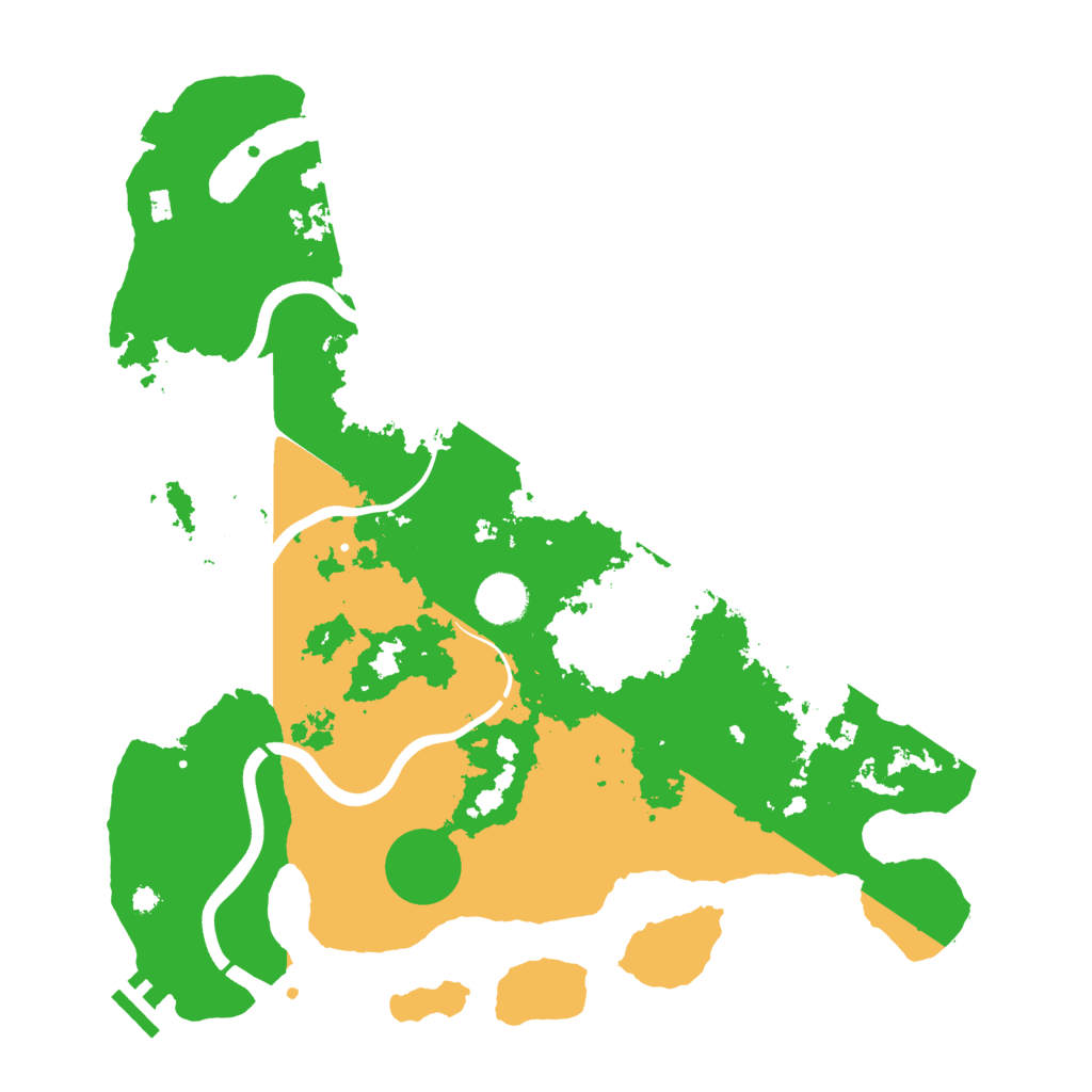 Biome Rust Map: Procedural Map, Size: 3800, Seed: 2019107582