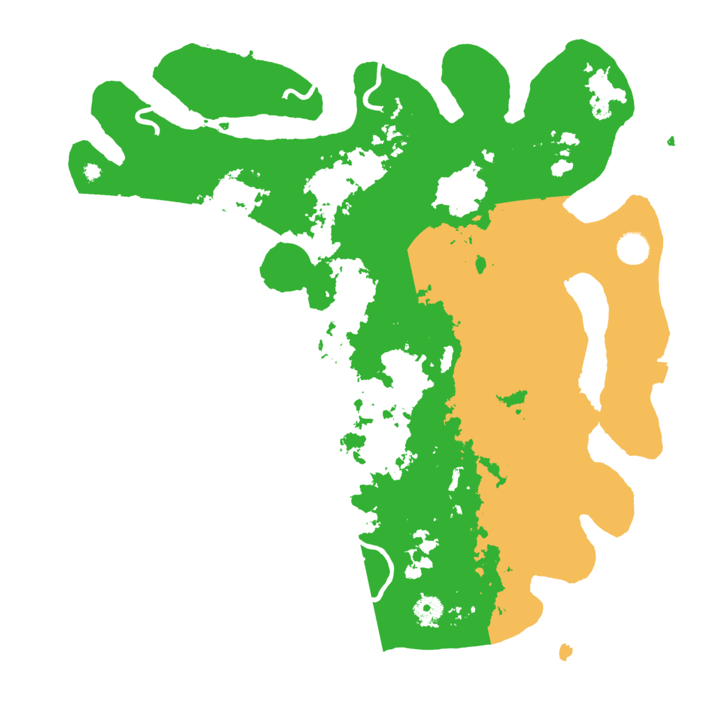 Biome Rust Map: Procedural Map, Size: 3900, Seed: 172182