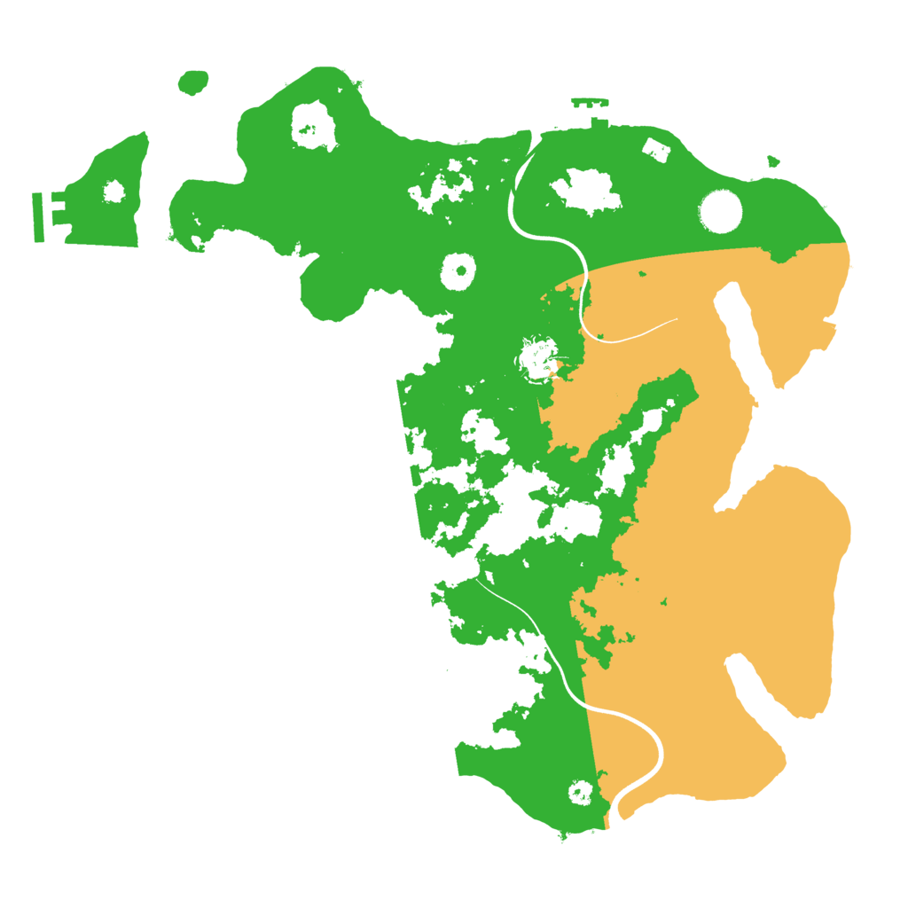 Biome Rust Map: Procedural Map, Size: 3700, Seed: 1810234137