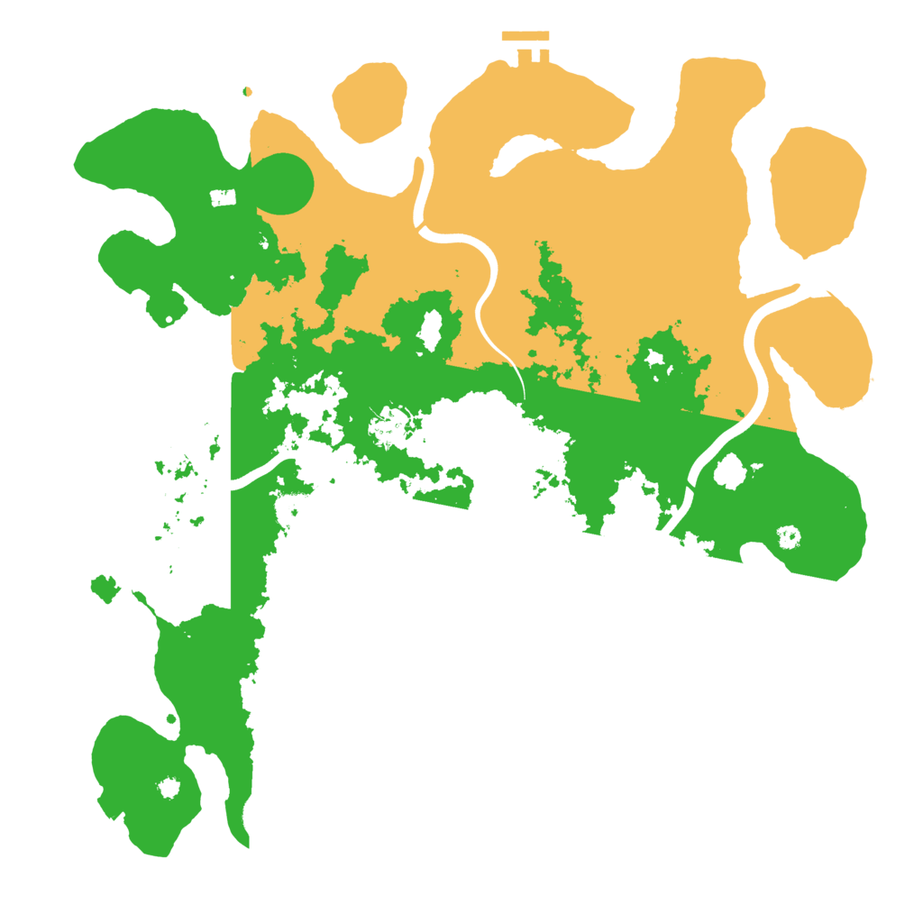 Biome Rust Map: Procedural Map, Size: 3950, Seed: 8456321