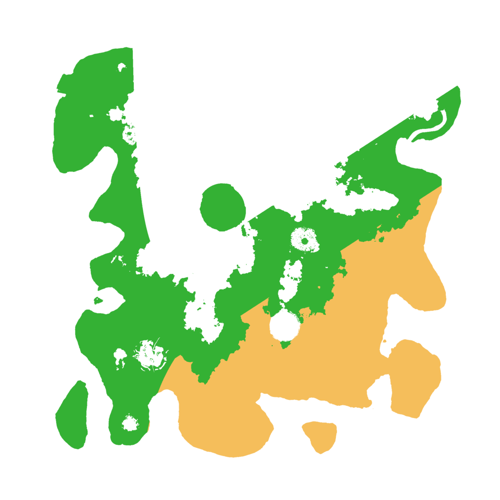 Biome Rust Map: Procedural Map, Size: 3000, Seed: 91446