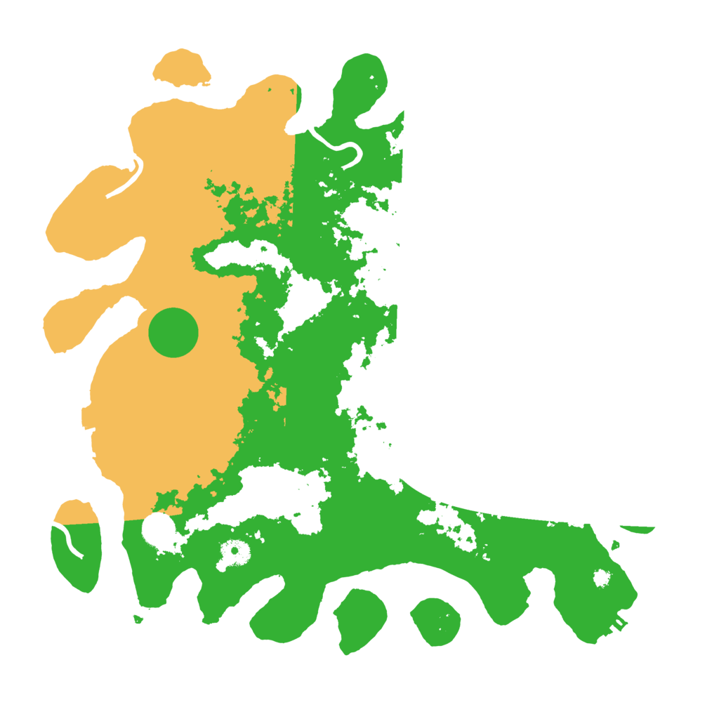 Biome Rust Map: Procedural Map, Size: 3800, Seed: 402961781