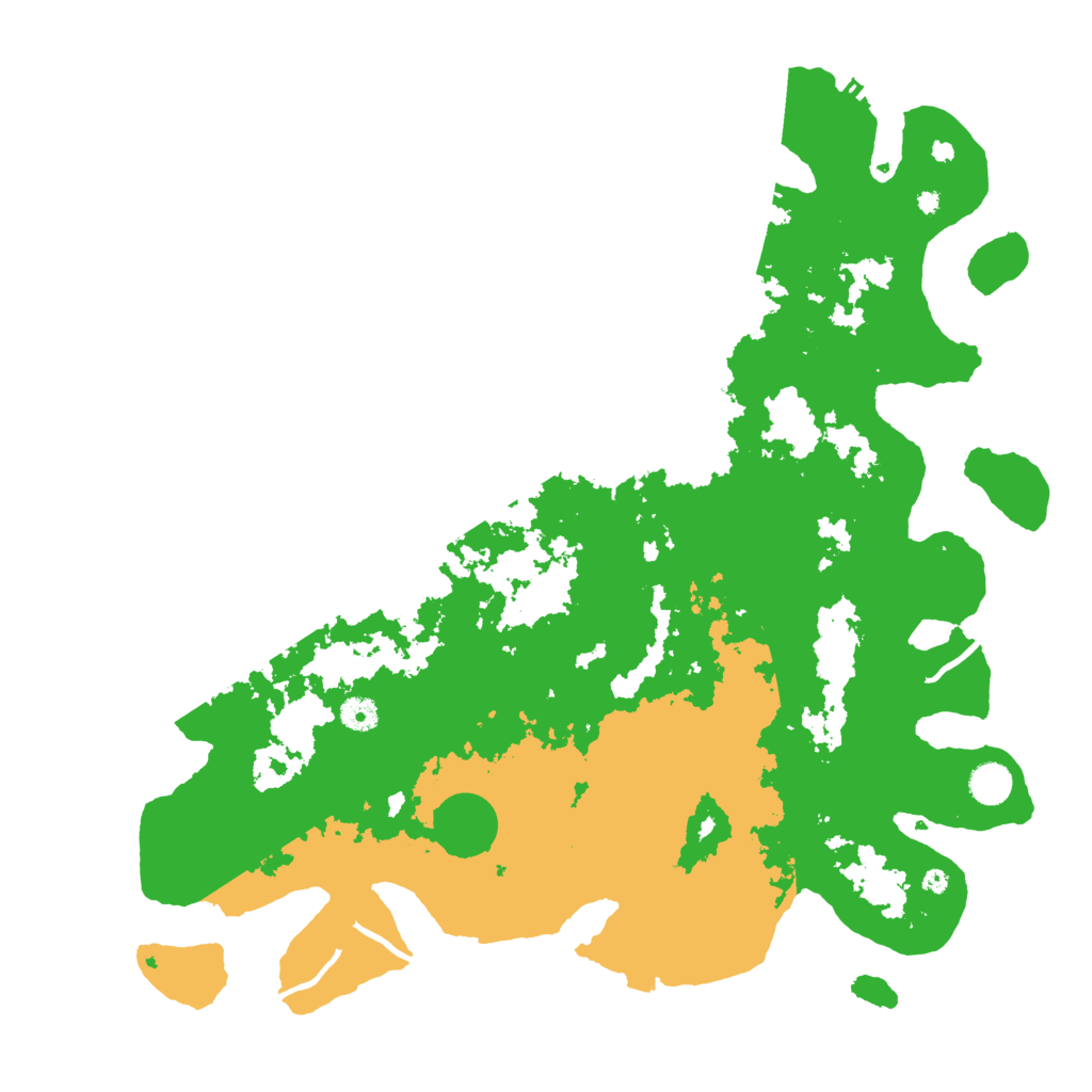 Biome Rust Map: Procedural Map, Size: 4500, Seed: 75296886