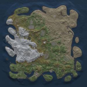 Thumbnail Rust Map: Procedural Map, Size: 4250, Seed: 382890053, 19 Monuments