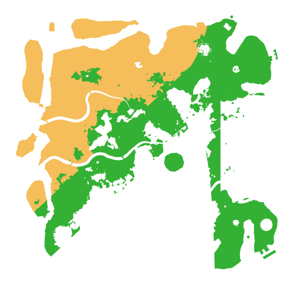 Biome Rust Map: Procedural Map, Size: 4250, Seed: 366058966