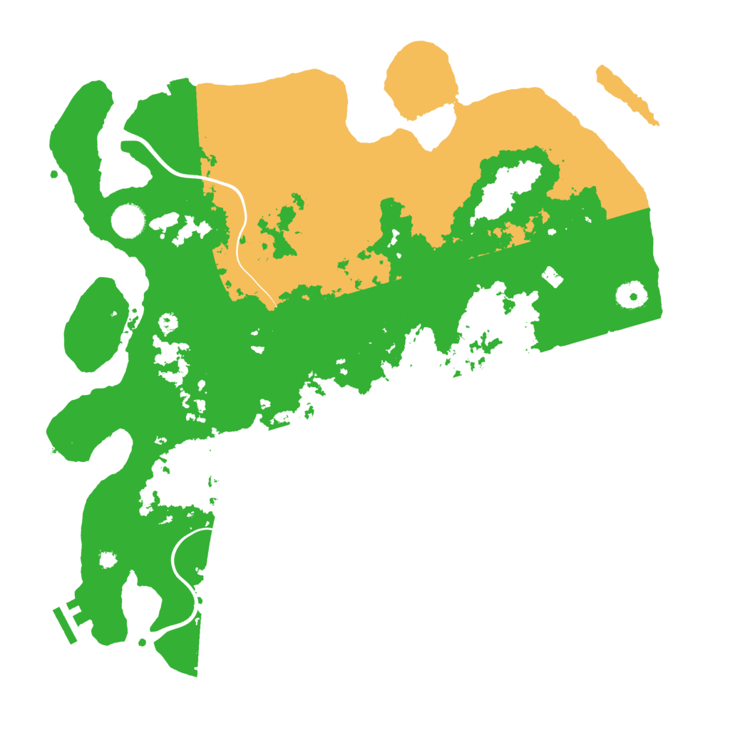 Biome Rust Map: Procedural Map, Size: 3800, Seed: 12249698