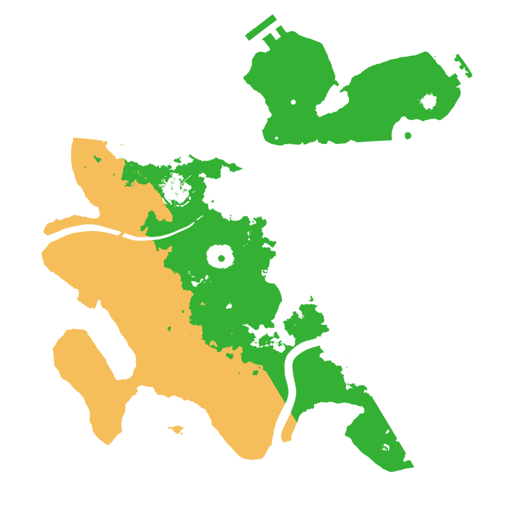 Biome Rust Map: Procedural Map, Size: 3000, Seed: 966988175