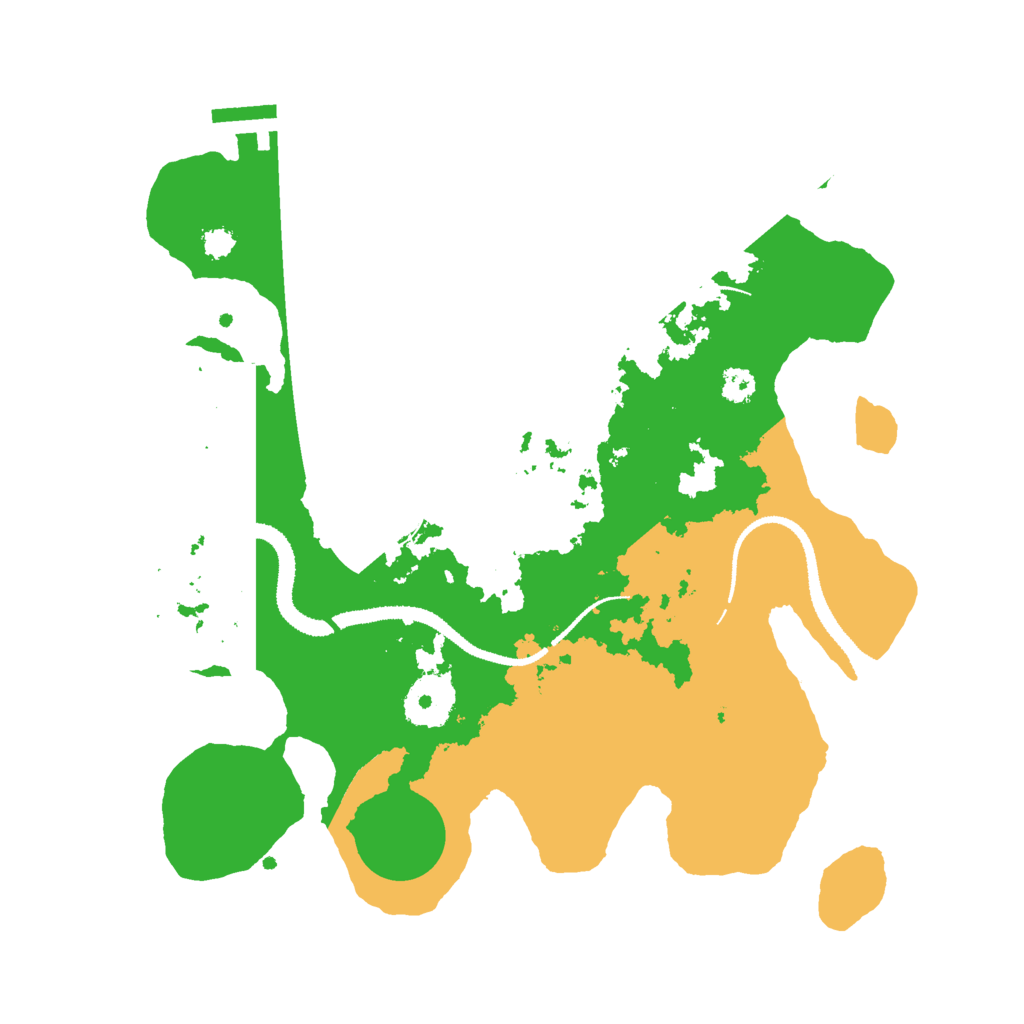 Biome Rust Map: Procedural Map, Size: 3000, Seed: 18320