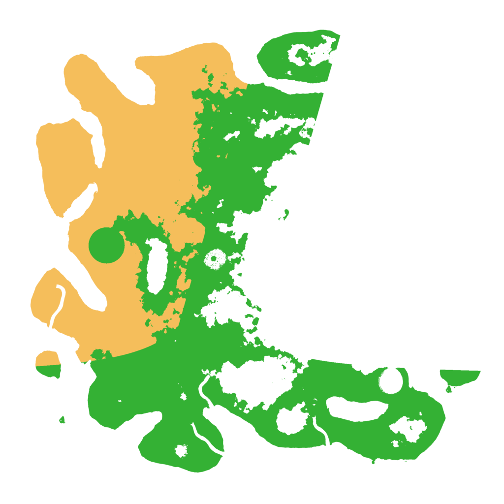 Biome Rust Map: Procedural Map, Size: 3700, Seed: 492685655