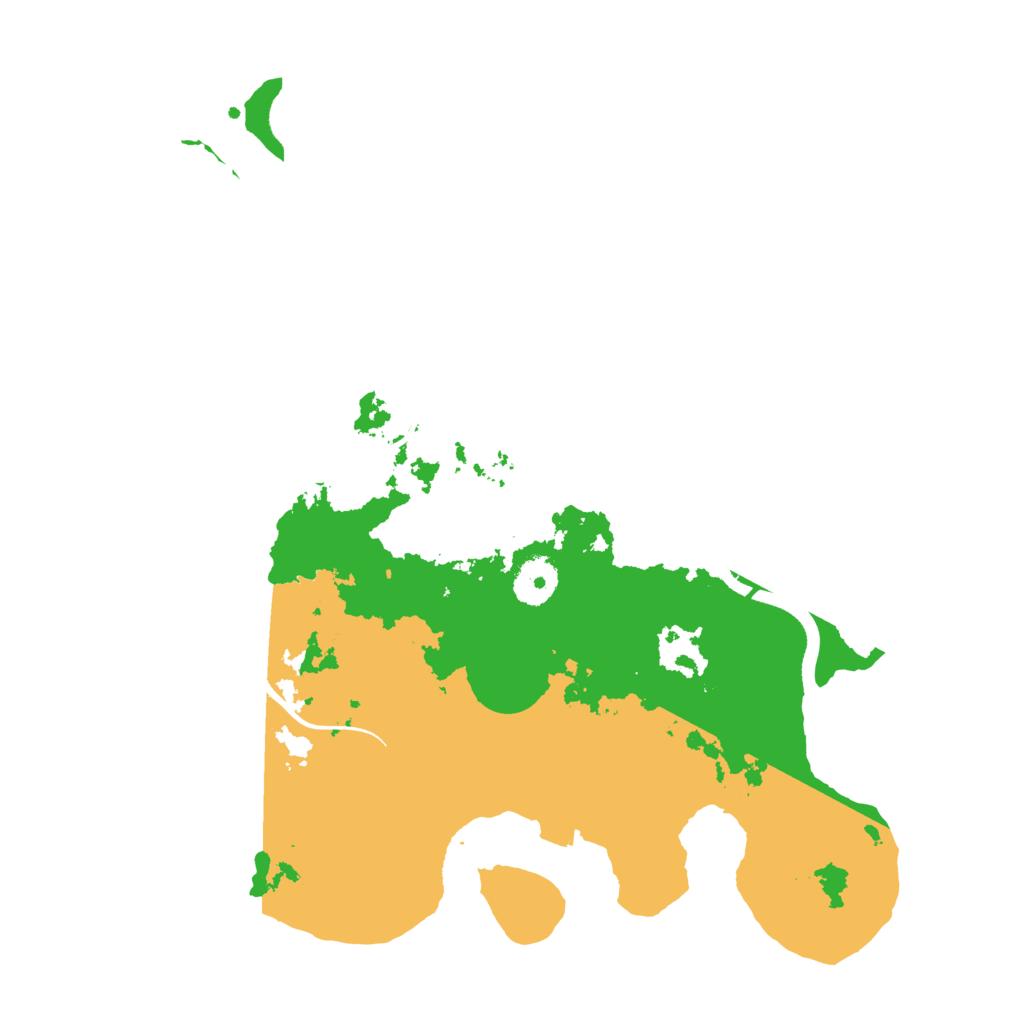 Biome Rust Map: Procedural Map, Size: 3500, Seed: 887841450