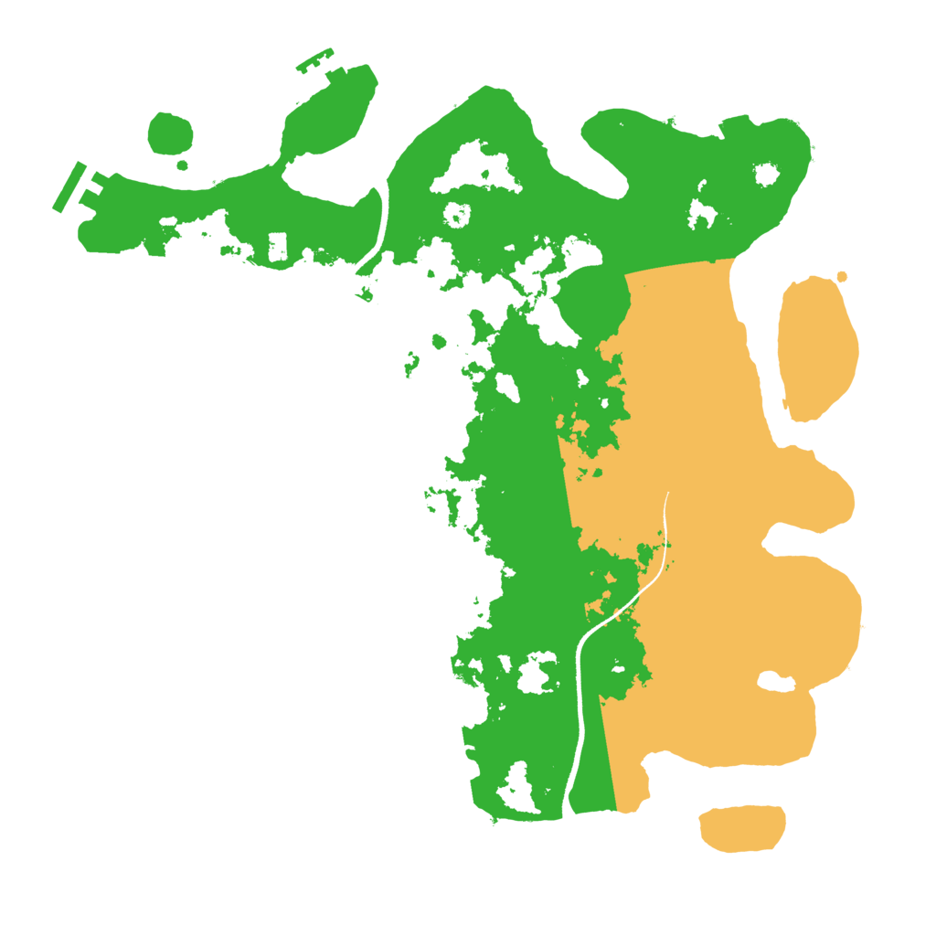 Biome Rust Map: Procedural Map, Size: 3500, Seed: 997515694