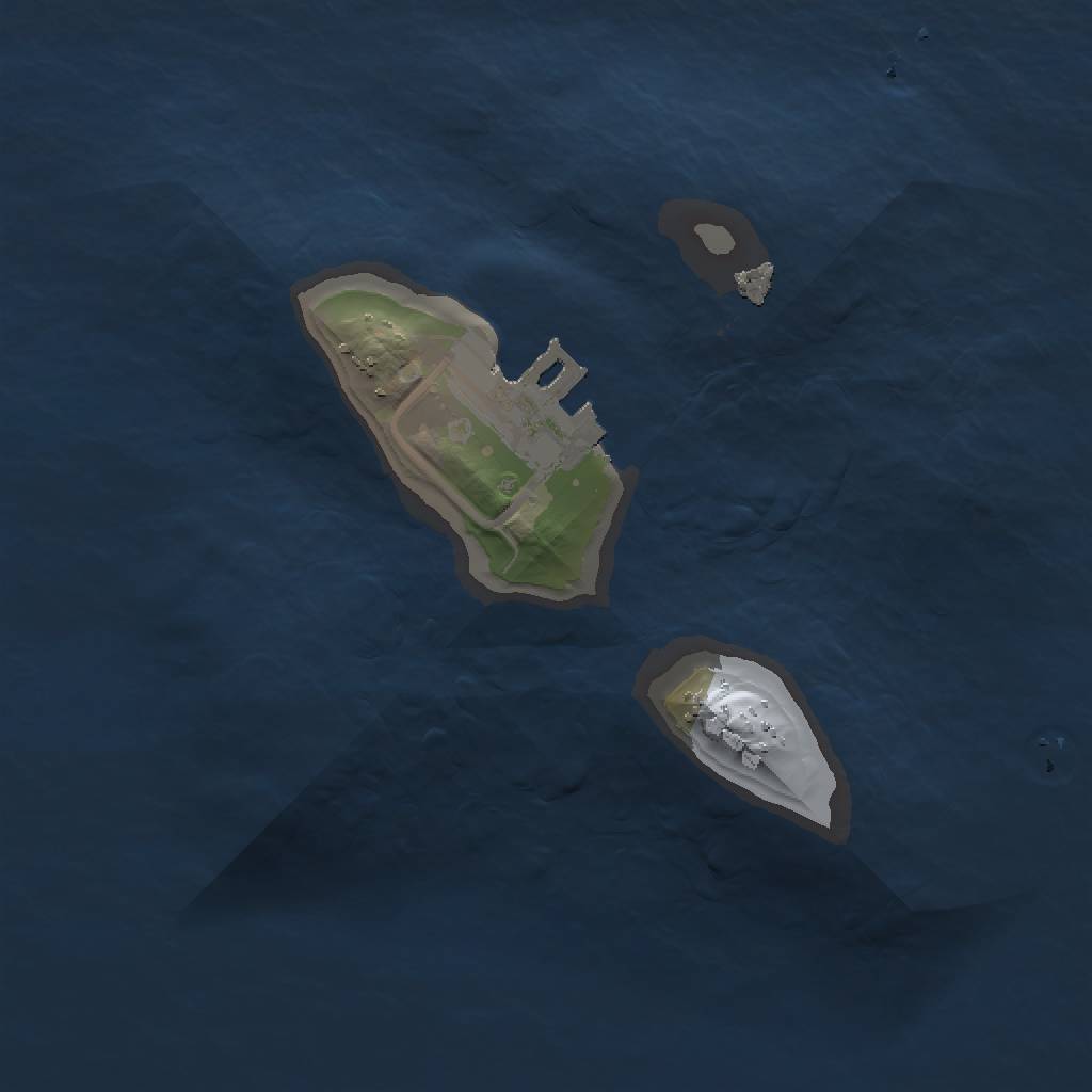 Rust Map: Procedural Map, Size: 1400, Seed: 2768941, 4 Monuments