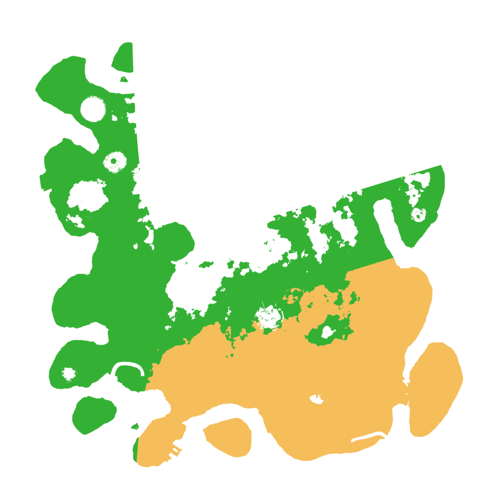 Biome Rust Map: Procedural Map, Size: 3500, Seed: 1410440118