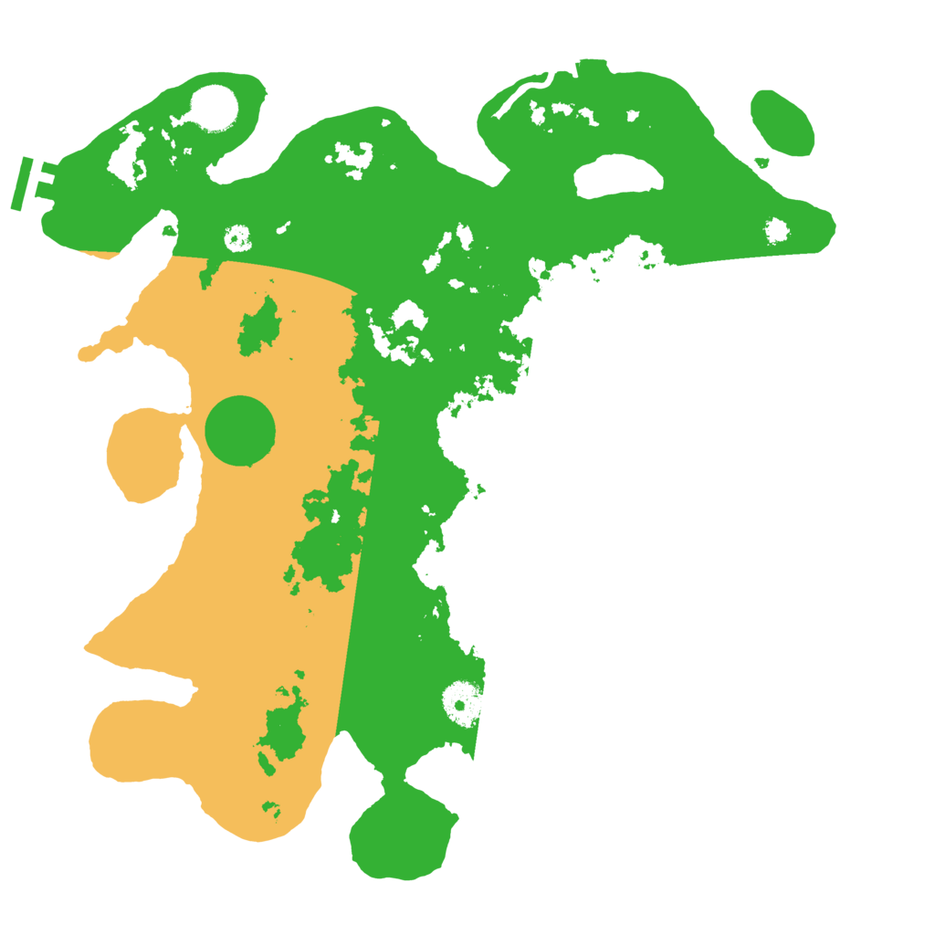 Biome Rust Map: Procedural Map, Size: 3500, Seed: 319620991