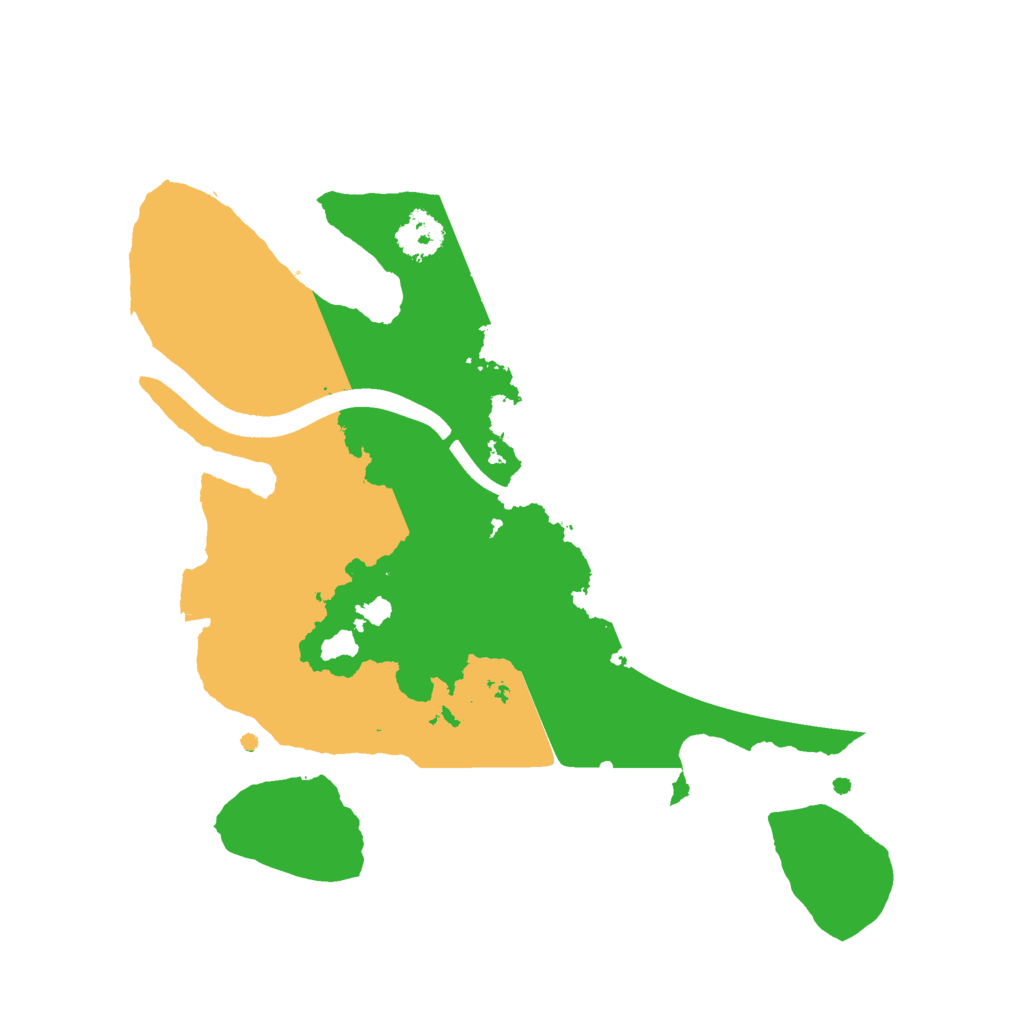 Biome Rust Map: Procedural Map, Size: 2300, Seed: 165535929