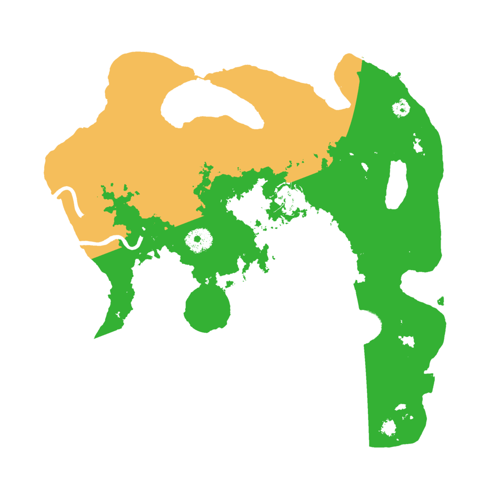 Biome Rust Map: Procedural Map, Size: 3000, Seed: 2367610
