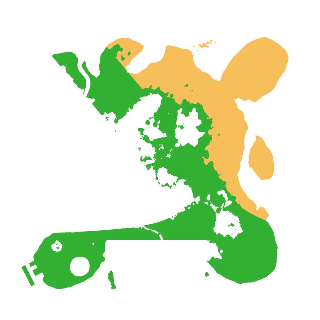 Biome Rust Map: Procedural Map, Size: 3000, Seed: 5927463