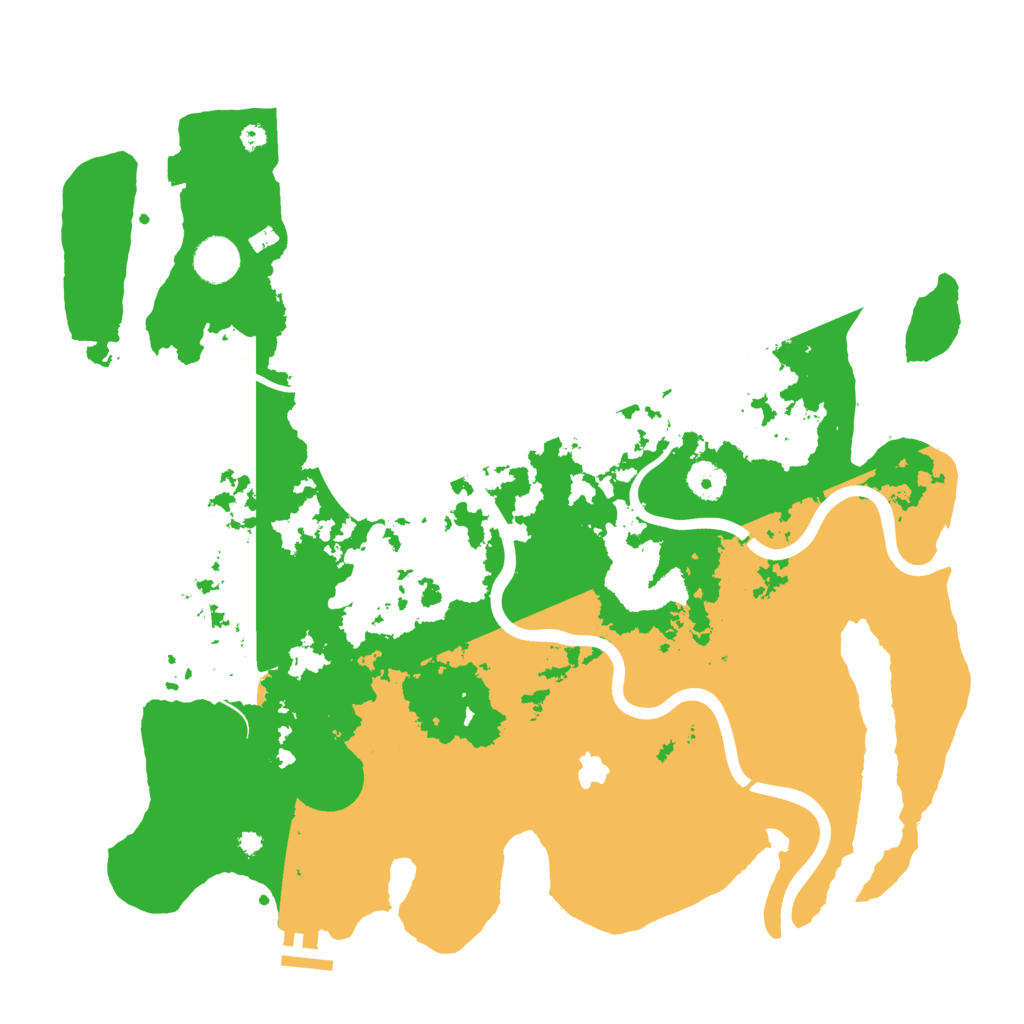 Biome Rust Map: Procedural Map, Size: 4000, Seed: 18384