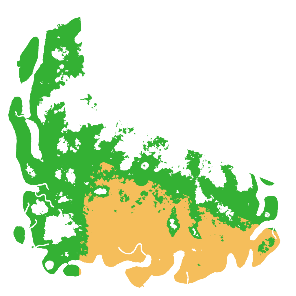 Biome Rust Map: Procedural Map, Size: 6000, Seed: 271331572