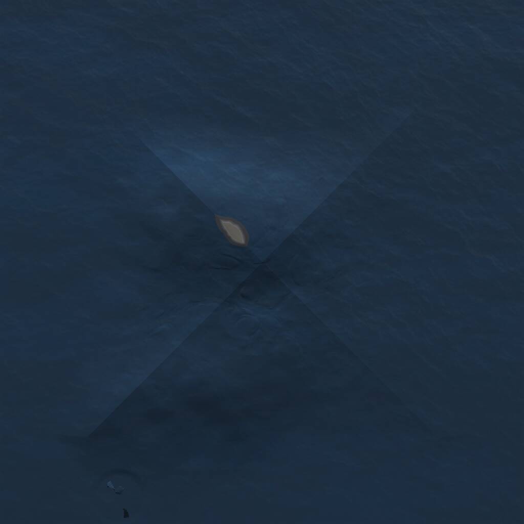 Rust Map: Procedural Map, Size: 1000, Seed: 1018623466, 1 Monuments