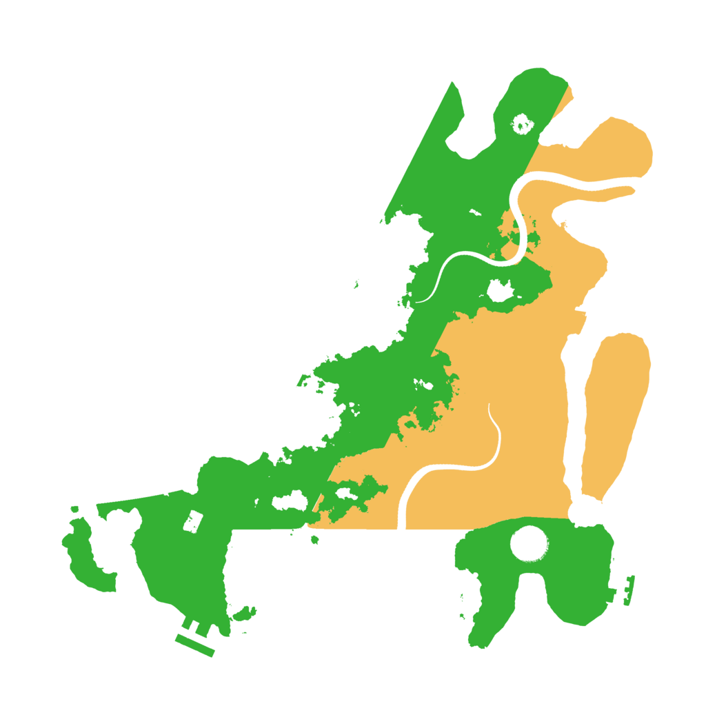 Biome Rust Map: Procedural Map, Size: 3500, Seed: 1560309666