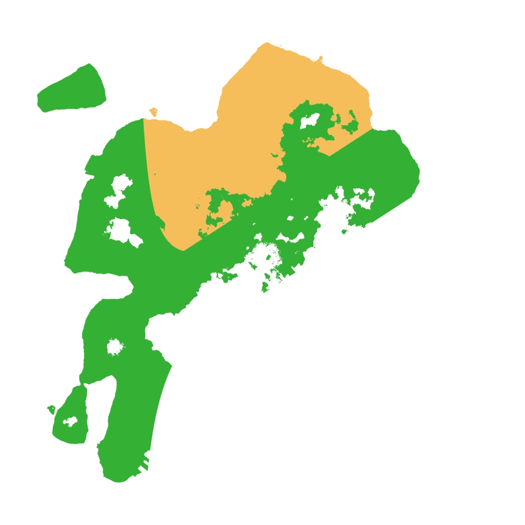 Biome Rust Map: Procedural Map, Size: 3000, Seed: 1280523925