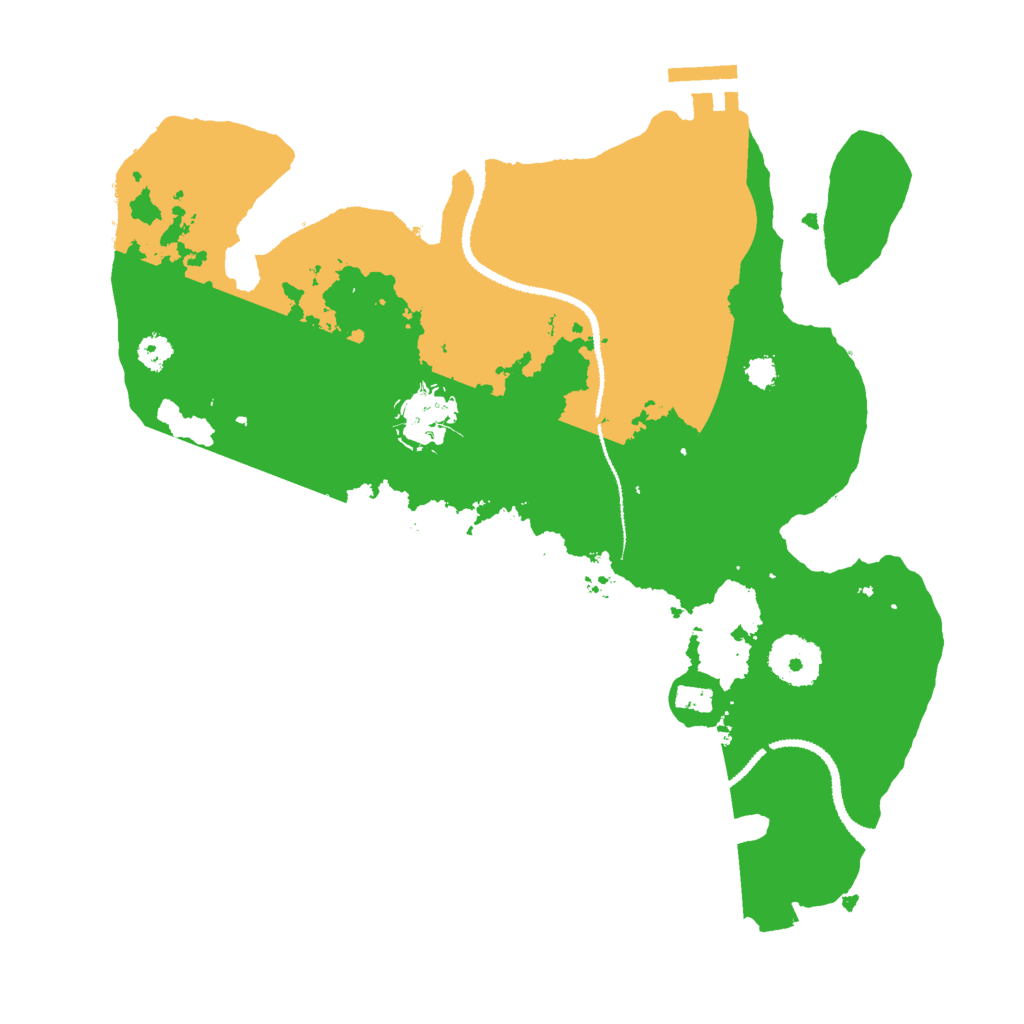 Biome Rust Map: Procedural Map, Size: 3000, Seed: 70837680