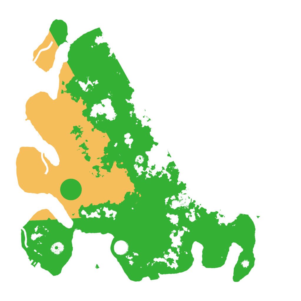 Biome Rust Map: Procedural Map, Size: 3700, Seed: 379567544