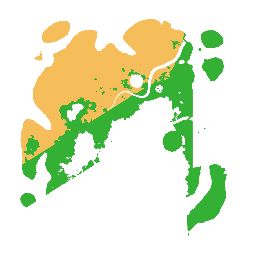 Biome Rust Map: Procedural Map, Size: 3500, Seed: 970468792