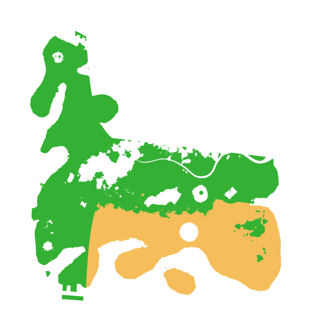 Biome Rust Map: Procedural Map, Size: 3000, Seed: 757450055