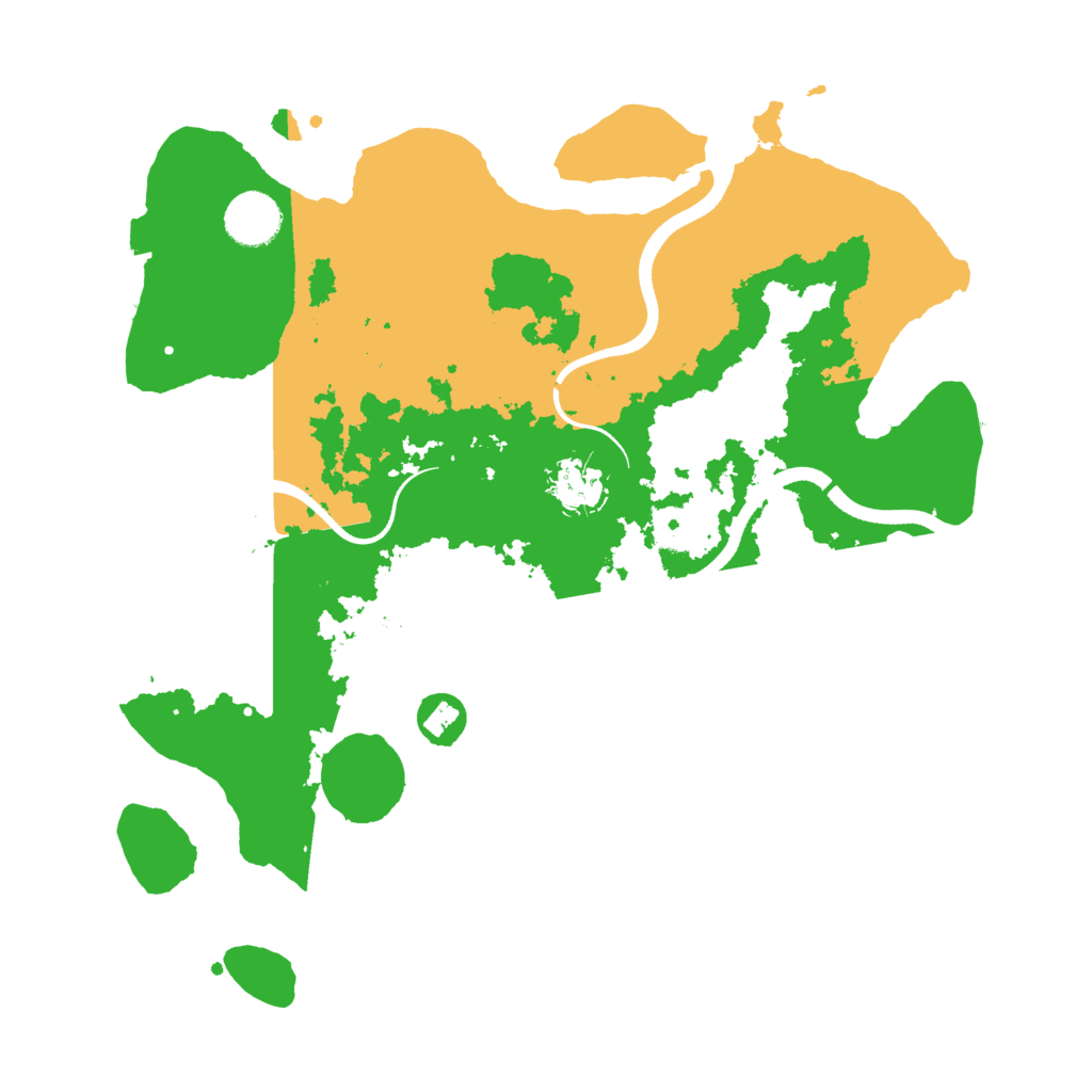 Biome Rust Map: Procedural Map, Size: 3500, Seed: 456778