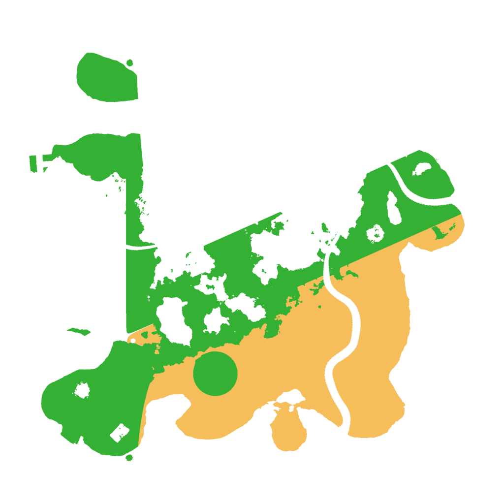 Biome Rust Map: Procedural Map, Size: 3000, Seed: 12967