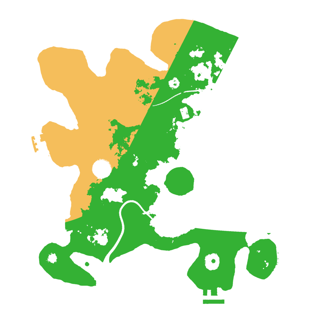 Biome Rust Map: Procedural Map, Size: 3000, Seed: 451511611