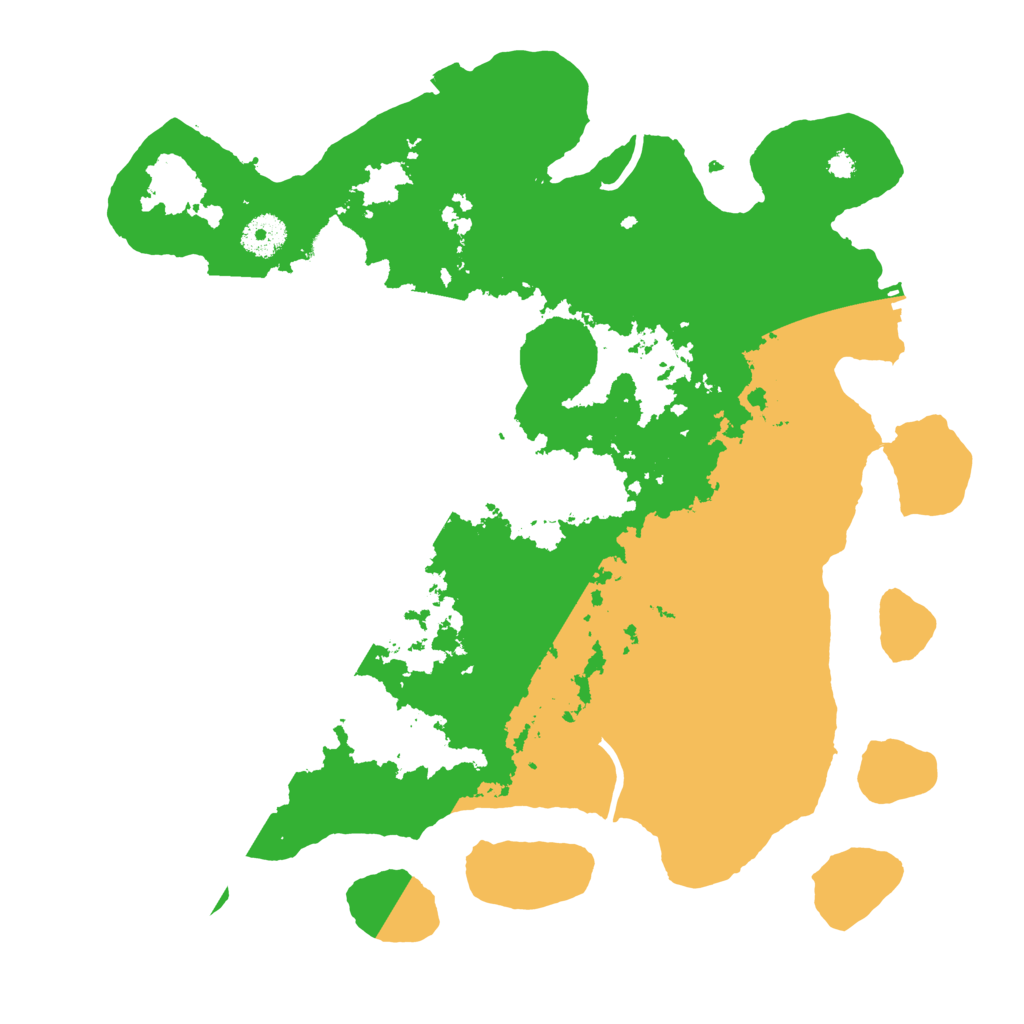 Biome Rust Map: Procedural Map, Size: 3600, Seed: 23012