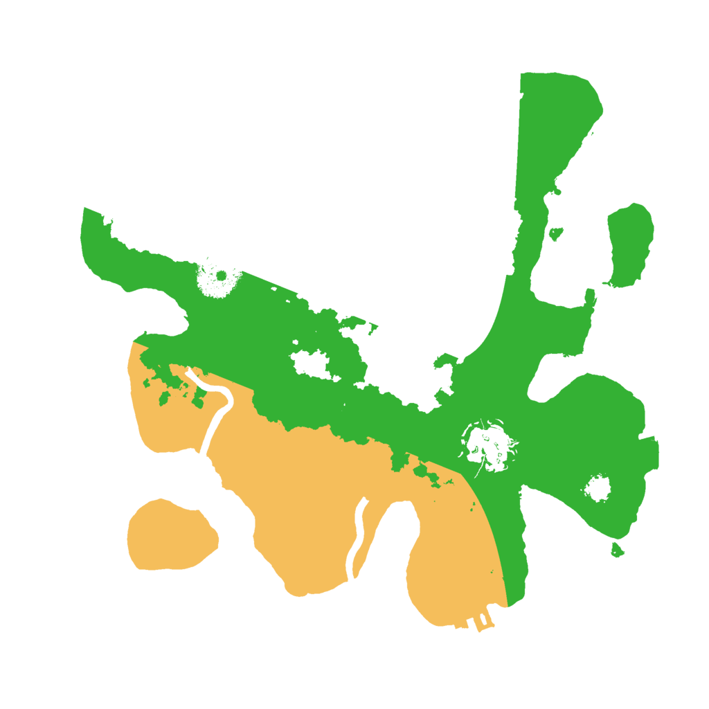 Biome Rust Map: Procedural Map, Size: 2500, Seed: 995929993