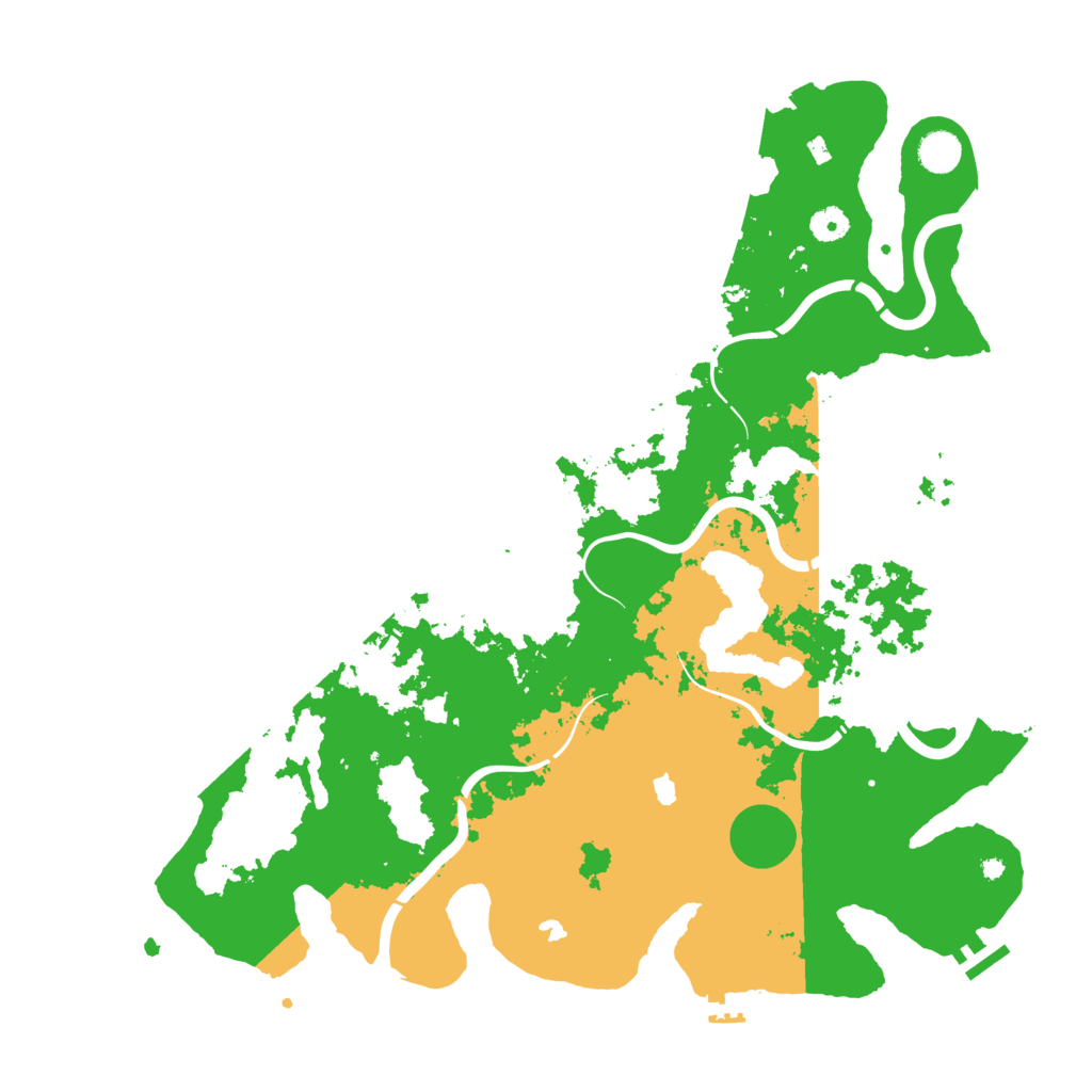 Biome Rust Map: Procedural Map, Size: 4500, Seed: 802467239