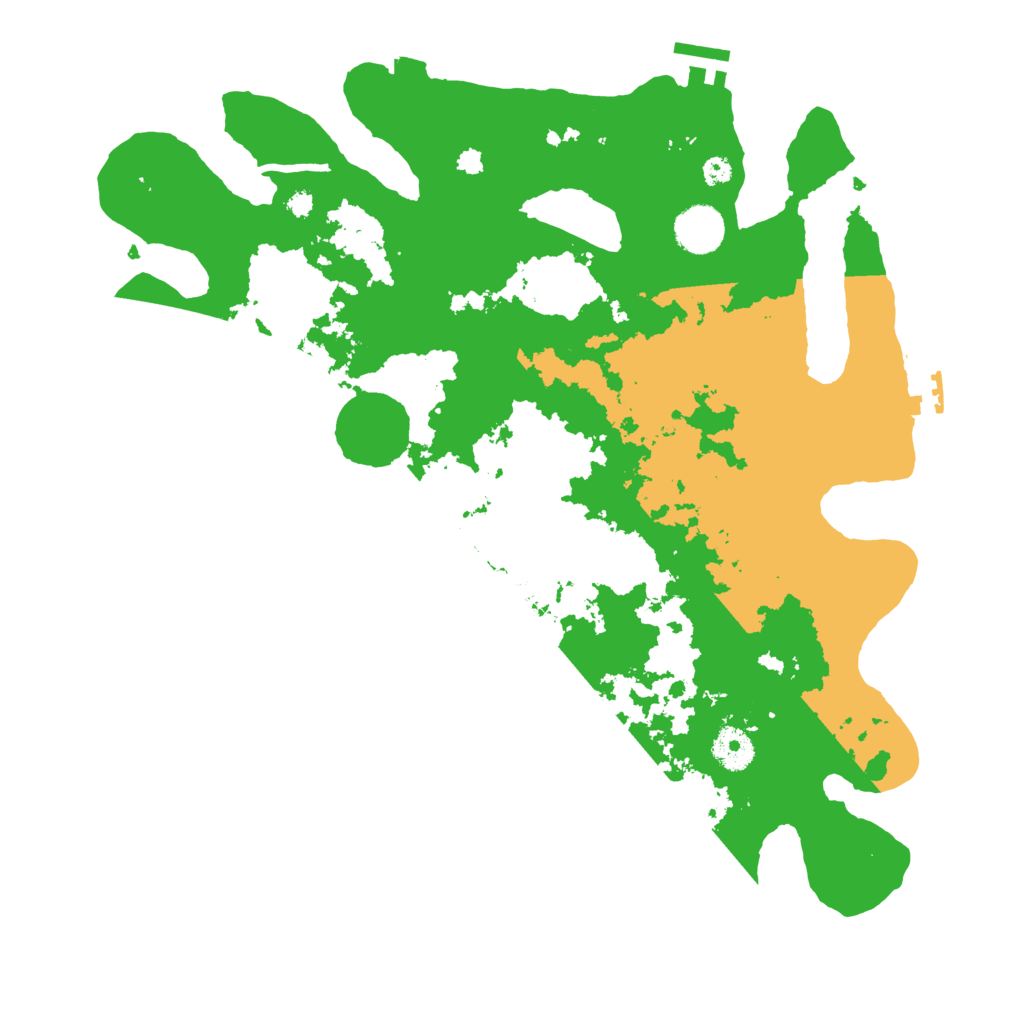 Biome Rust Map: Procedural Map, Size: 3700, Seed: 332687906