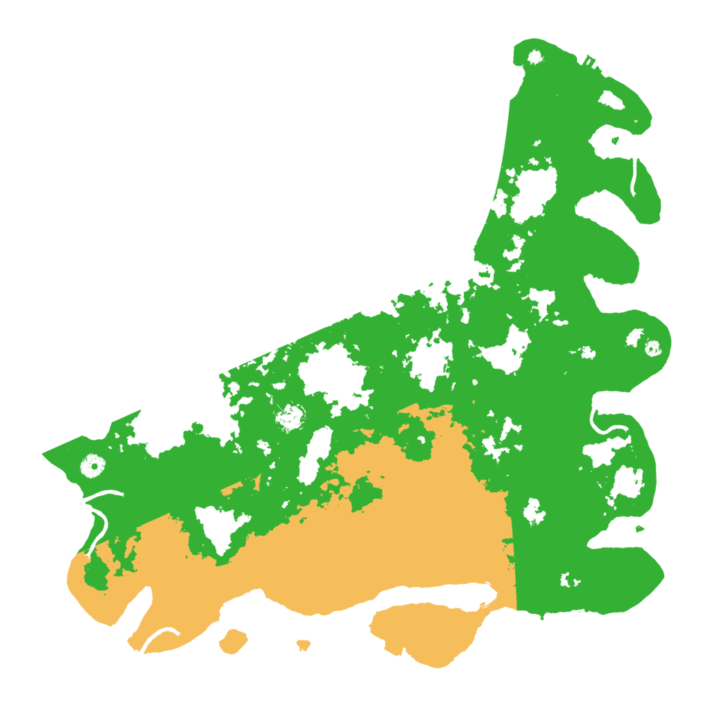 Biome Rust Map: Procedural Map, Size: 4500, Seed: 1687117171