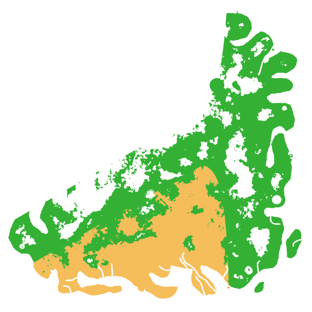 Biome Rust Map: Procedural Map, Size: 6000, Seed: 672332789